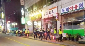 구례 읍내파출소-협력단체 ‘청소년 탈선예방’ 합동순찰