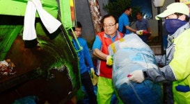 일일 환경미화원 된 임우진 서구청장