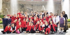 송원초 합창단, 중국 정율성 교류행사 참석