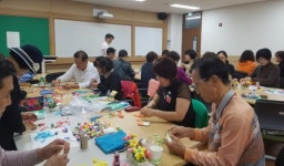 순천 노인케어 치매예방지도자 교육 수료