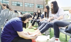 제자사랑 세족식