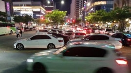 상무지구 도로 불법주정차 ‘몸살’