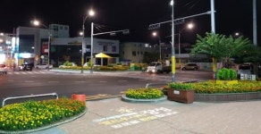 ‘그림자 가로등’ 장성군 이색 홍보