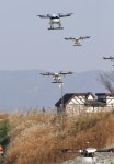 드론으로 AI 방역 시연