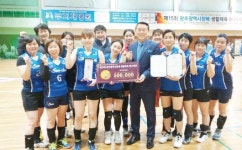 문정클럽·썬클럽, 시장기생활체육배구 우승