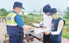 동곡파출소, 개정된 도로교통법 홍보