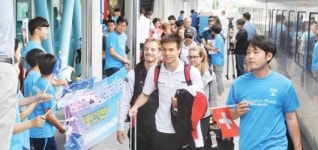 ‘인천공항-송정역 ’ KTX 임시열차 첫 운행  스위스 선수단 3시간 만에 광주 도착