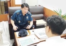 백운지구대, 보이스피싱 예방 홍보