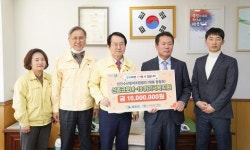 선진수산, 목포시에 코로나19 성금 1천만원 전달