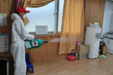 곡성군, 관내 경로당 일제 방역 호평