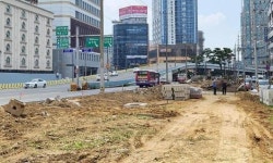 철거 준비중인 백운고가