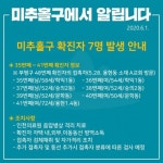 미추홀구청 교회목사부부 7명 코로나19 집단감염[속보]