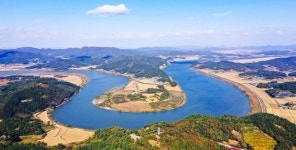 한반도 닮은 나주 동강면 느러지의 가을