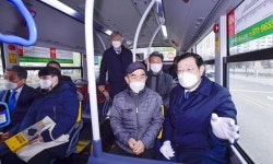 수소버스 광주 도심 달린다…6개 노선 6대 운행