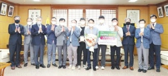 박상욱 한솔이엔씨 대표, 전남대 발전기금 기탁