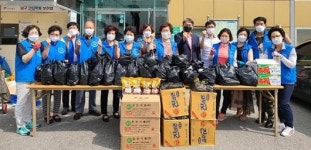 부산마임 사직지사 | 남구 사직동 지사협, 독거노인 삼계탕 전달