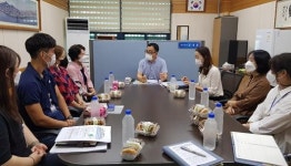 목포 연산동, 이랜드복지관 노인돌봄 활동가 간담회