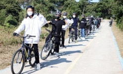 광주효동초, 자전거 수학여행 지구사랑 실천