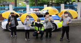 용산초교 학생들, 장흥경찰서 견학 행사
