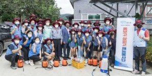 광양제철소, 옥룡면 산본마을서 연합 봉사