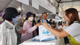 LA축제서 여수 농수산물 완판 돌산갓김치 등 21만달러 매출