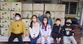 태평염전·태평소금, 남구 파란꿈아동센터 김치 전달