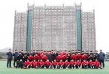 김동진 광주대 총장, 조규성 배출 축구부 격려