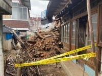 광주 월산동 공가 지붕 무너져