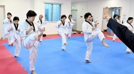 실버태권도 승단심사
