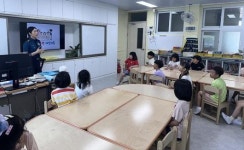 목포경찰, 늘봄학교서 학교폭력 예방·교통안전 교육