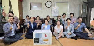 이광일 도의회 부의장, 여수 경로당 무더위쉼터 점검