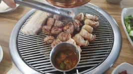 애월맛집 제주도민상회 품질 좋은 흑돼지 제공