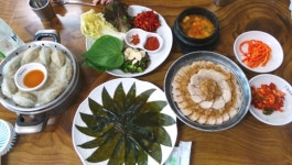 풀린 겨울 날씨로 아산스파비스맛집 청와삼대 발길 늘어 