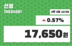 선광주가 3월 5일 현재 17650원