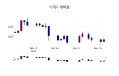 티케이케미칼 주가정보 13일  현재 2515원