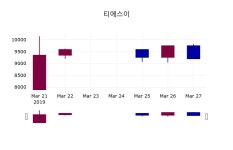 3월 28일 티에스이 오늘시세 및 매매동향