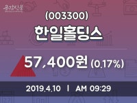 4월 10일   한일홀딩스 증권투자정보