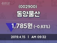 동양물산 주가오늘시세 및 주식시황 15일  현재 1785원