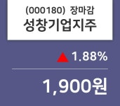 (31일주가마감정보) 성창기업지주 주가 1900원으로 장 마감