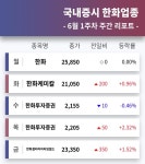 코스피 상장사 한화그룹사 주도주 한화, 한화케미칼, 한화투자증권, 한화갤러리아타임월드... 6월 1주차 증시 리포트