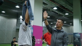 LG트윈스 레전드 투수 이상훈, '제 2회 2019 U+5G 사회인 야구대회' 원포인트 레슨 지도
