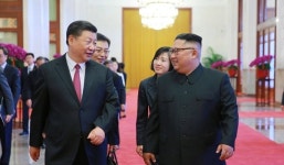 '14년 만에 방북' 시진핑 평양 도착...1박2일 방북일정 돌입