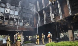 화재 피해 서울 은명초등학교, 수습 위해 내일까지 휴업