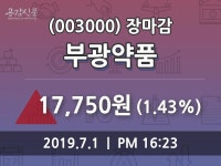 (1일마감주가정보)부광약품 17750원 마감