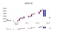 (23일주가마감정보) 세종메디칼 주가 11900원으로 장 마감