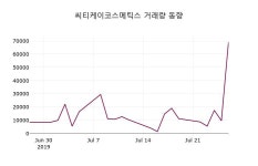 7월 27일   씨티케이코스메틱스 증권투자정보