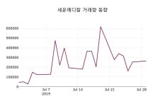 7월 29일   세운메디칼 증권투자정보 및 매매동향