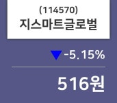 지스마트글로벌주가, 9월 24일 현재 516원 증권투자정보 및 주식시황..