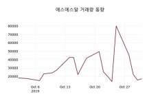 11월 1일 에스에스알 정보 0.00% 변동폭 보여..