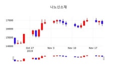 나노신소재 주가및 증권시세  및 주체별 매매동향 21일 오늘 가격 16450원